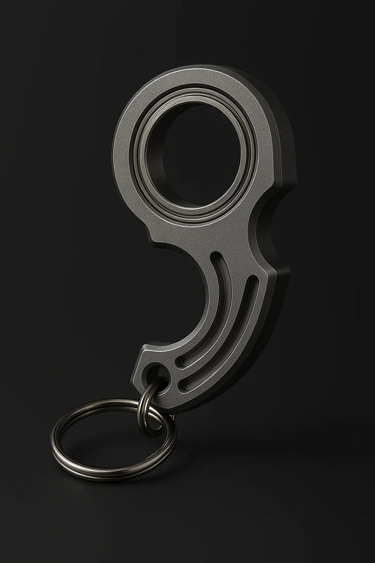 Llavero spinner gris